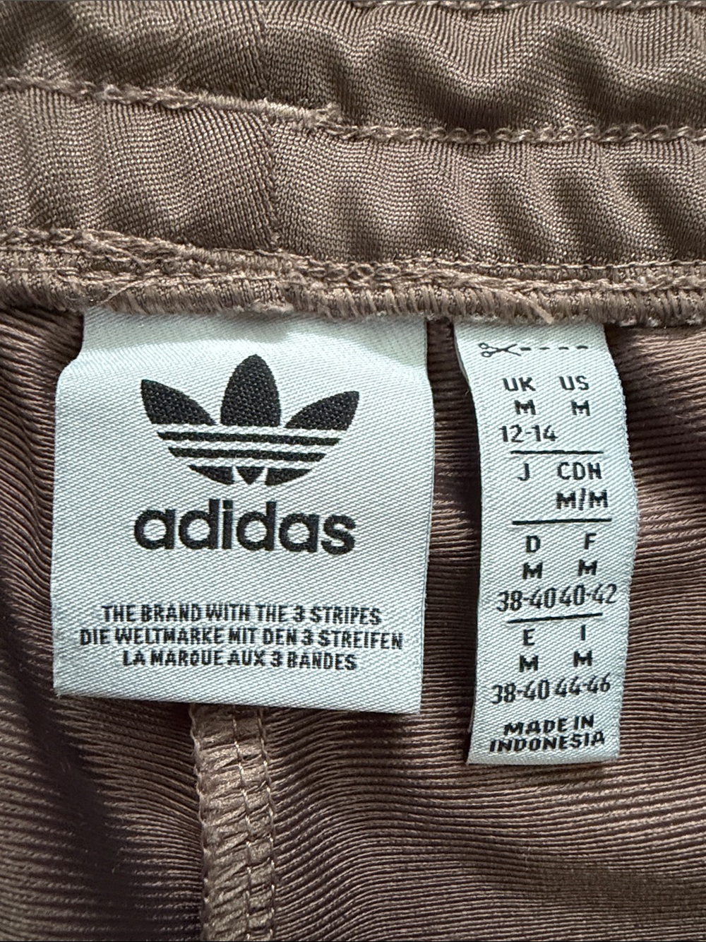 Adidas Firebird Loose Track Pants Trace Brown M - Picture 3 of 4